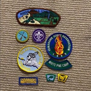 Assorted Cub/Boy/Eagle Scout patches